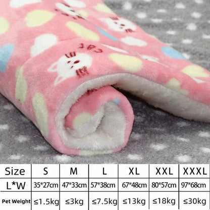 Avelena | Hundesofa Dickes Hundekissen Katze Weiche Fleece-Unterlage Teppich Schlafmatte Kissen Zuhause Waschbar Teppich Hält Warm Tierbedarf Cama Perro