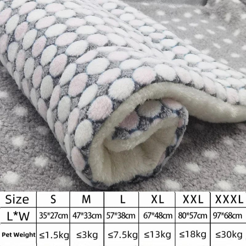 Avelena | Hundesofa Dickes Hundekissen Katze Weiche Fleece-Unterlage Teppich Schlafmatte Kissen Zuhause Waschbar Teppich Hält Warm Tierbedarf Cama Perro