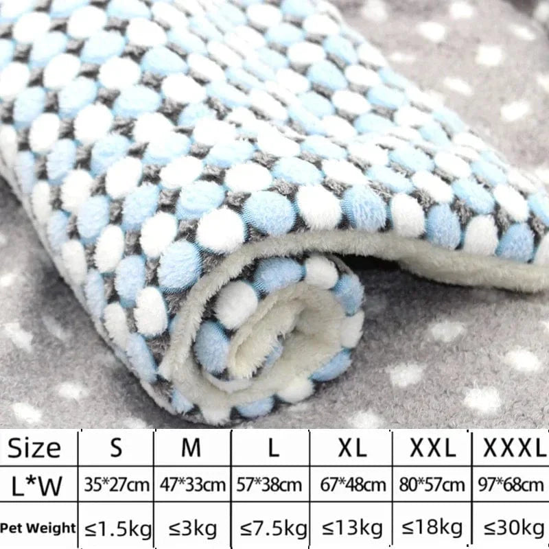 Avelena | Hundesofa Dickes Hundekissen Katze Weiche Fleece-Unterlage Teppich Schlafmatte Kissen Zuhause Waschbar Teppich Hält Warm Tierbedarf Cama Perro