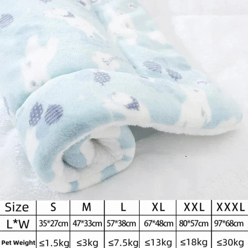 Avelena | Hundesofa Dickes Hundekissen Katze Weiche Fleece-Unterlage Teppich Schlafmatte Kissen Zuhause Waschbar Teppich Hält Warm Tierbedarf Cama Perro