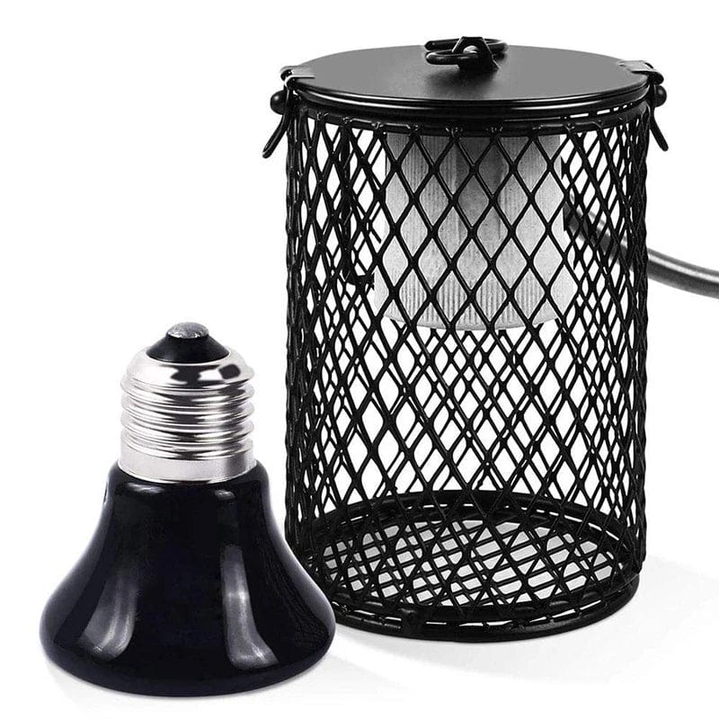 Avelena | E27 Haustier Heizlampe Für Schildkröte Schlange Echse Infrarot Keramikausstrahler Wärme Licht 100W Reptilienlampe Eu Stecker