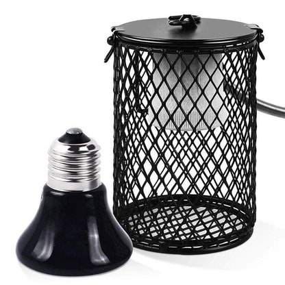Avelena | E27 Haustier Heizlampe Für Schildkröte Schlange Echse Infrarot Keramikausstrahler Wärme Licht 100W Reptilienlampe Eu Stecker