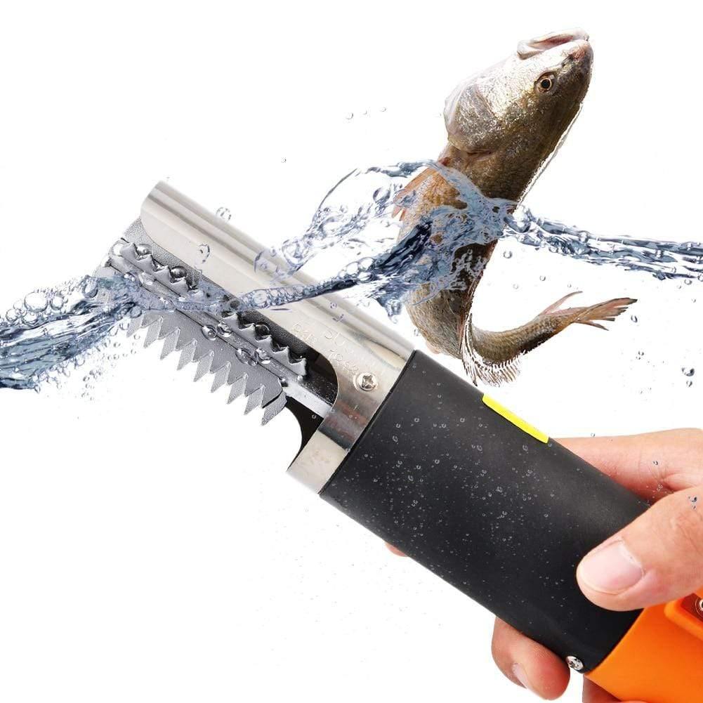 Avelena | Elektrischer Fischschupper Wasserdicht Fischschupper Fischschuppenentferner Reiniger Automatischer Wiederaufladbarer Schuppenkratzer
