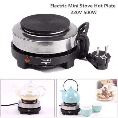 Avelena | Elektrische Mini-Kochplatte Heizplatte Multifunktions-Kaffeetee-Heizer Haushaltsgerät Kochplatten für Küche 220V 500W