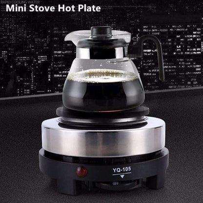 Avelena | Elektrische Mini-Kochplatte Heizplatte Multifunktions-Kaffeetee-Heizer Haushaltsgerät Kochplatten für Küche 220V 500W