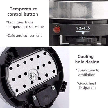Avelena | Elektrische Mini-Kochplatte Heizplatte Multifunktions-Kaffeetee-Heizer Haushaltsgerät Kochplatten für Küche 220V 500W