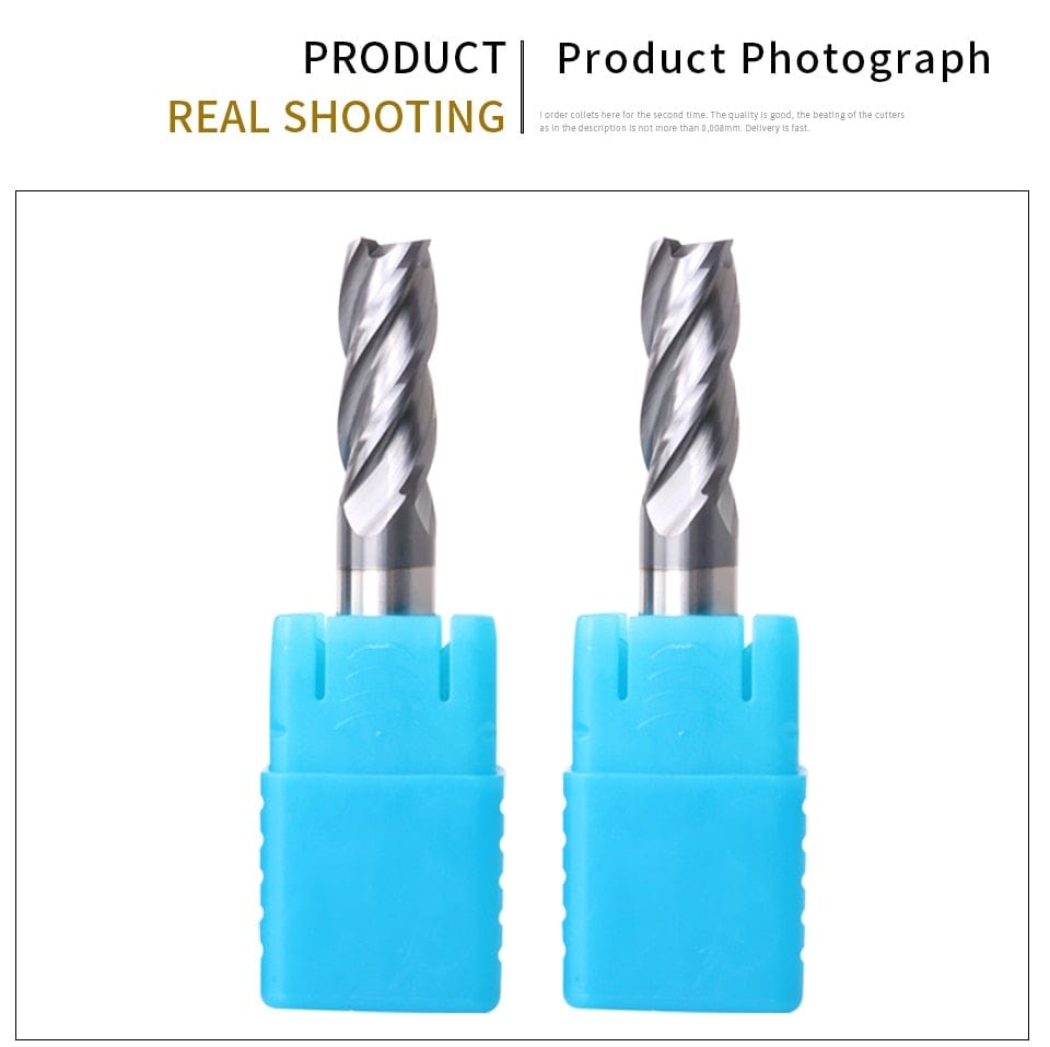 Avelena | Endmill Hrc50 4-Schneider Hochwertige Legierte Hartmetall-Wolframstahl-Fräswerzeuge Endmill 3Mm 4Mm 5Mm 6Mm 8Mm 10Mm Fräswerzeuge
