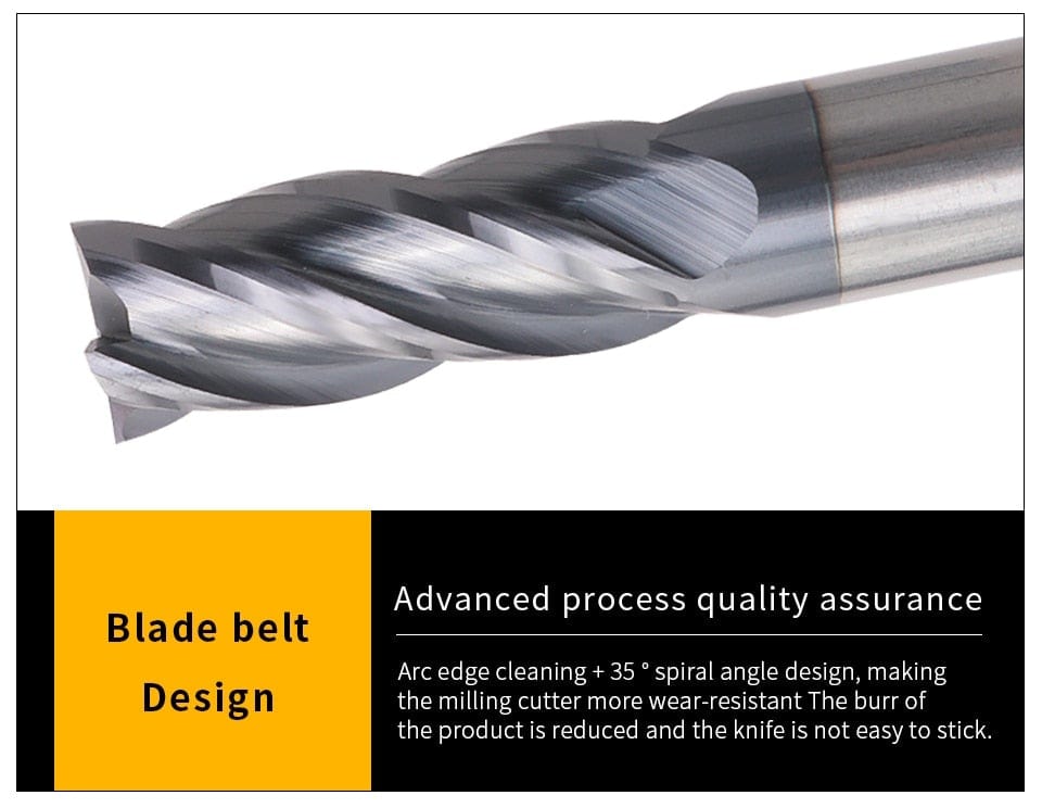 Avelena | Endmill Hrc50 4-Schneider Hochwertige Legierte Hartmetall-Wolframstahl-Fräswerzeuge Endmill 3Mm 4Mm 5Mm 6Mm 8Mm 10Mm Fräswerzeuge