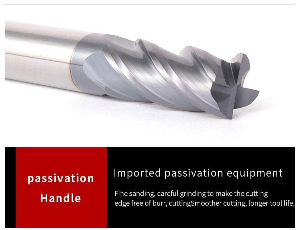 Avelena | Endmill Hrc50 4-Schneider Hochwertige Legierte Hartmetall-Wolframstahl-Fräswerzeuge Endmill 3Mm 4Mm 5Mm 6Mm 8Mm 10Mm Fräswerzeuge