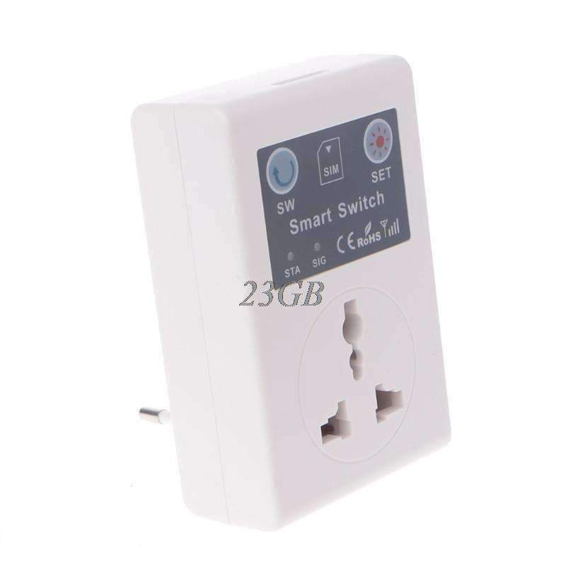 Avelena | Eu/Uk 220V Telefon Rc Fernbedienung Drahtloses Steuergerät Smart Switch Gsm Steckdose Stromstecker Für Heim Haushaltsgerät F28