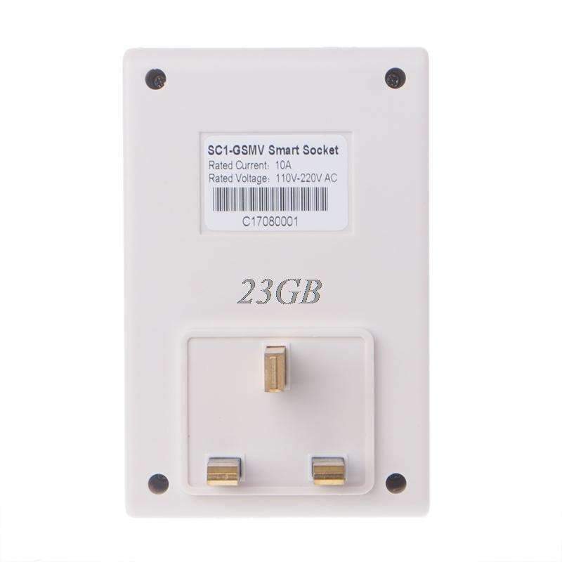 Avelena | Eu/Uk 220V Telefon Rc Fernbedienung Drahtloses Steuergerät Smart Switch Gsm Steckdose Stromstecker Für Heim Haushaltsgerät F28