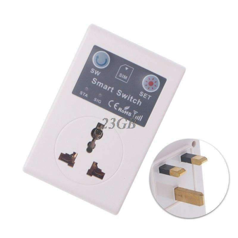 Avelena | Eu/Uk 220V Telefon Rc Fernbedienung Drahtloses Steuergerät Smart Switch Gsm Steckdose Stromstecker Für Heim Haushaltsgerät F28