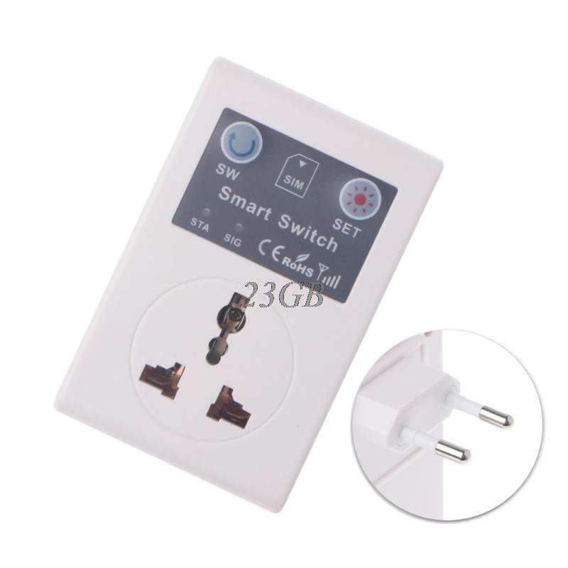 Avelena | Eu/Uk 220V Telefon Rc Fernbedienung Drahtloses Steuergerät Smart Switch Gsm Steckdose Stromstecker Für Heim Haushaltsgerät F28