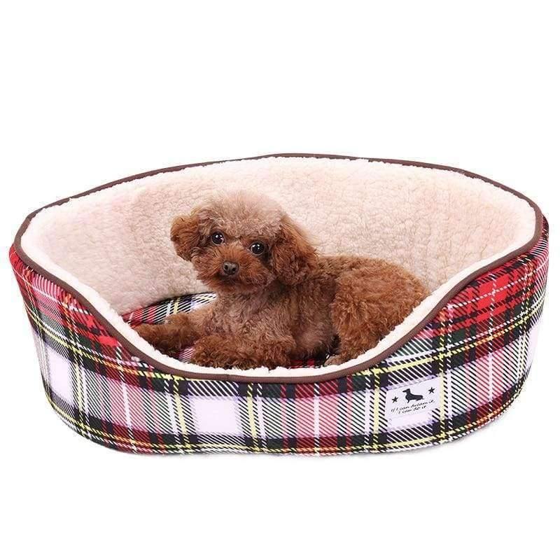 Avelena | Fashion Pets Bett für Welpen Sehr Weiche Hundebetten Geeignet für Alle Größen Haustierhausmatte Katzensofa Zubehör