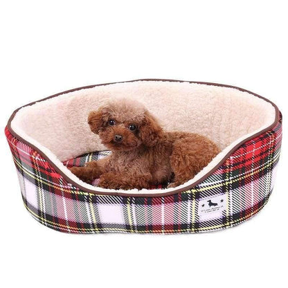Avelena | Fashion Pets Bett für Welpen Sehr Weiche Hundebetten Geeignet für Alle Größen Haustierhausmatte Katzensofa Zubehör