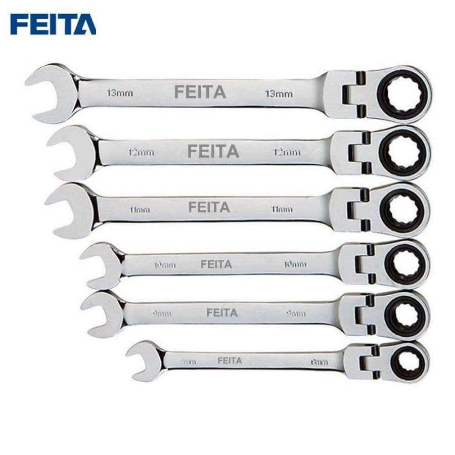 Avelena | Feita 8-13Mm Schraubenschlüssel Satz Drehmoment Flexible Offenes Ende Fahrradschlüssel Auto Reparatur Handwerkzeuge 1Stück & 6Stücke/Satz