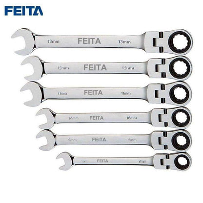 Avelena | Feita 8-13Mm Schraubenschlüssel Satz Drehmoment Flexible Offenes Ende Fahrradschlüssel Auto Reparatur Handwerkzeuge 1Stück & 6Stücke/Satz