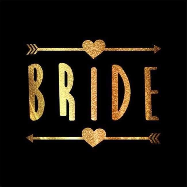 Avelena | 25Pc Team Bride Temporäre Tätowierung Junggesellenabschied Junggesellinnenabschied Zubehör Brautjungfer Bridal Shower Hochzeitsdekoration Partybedarf,Q