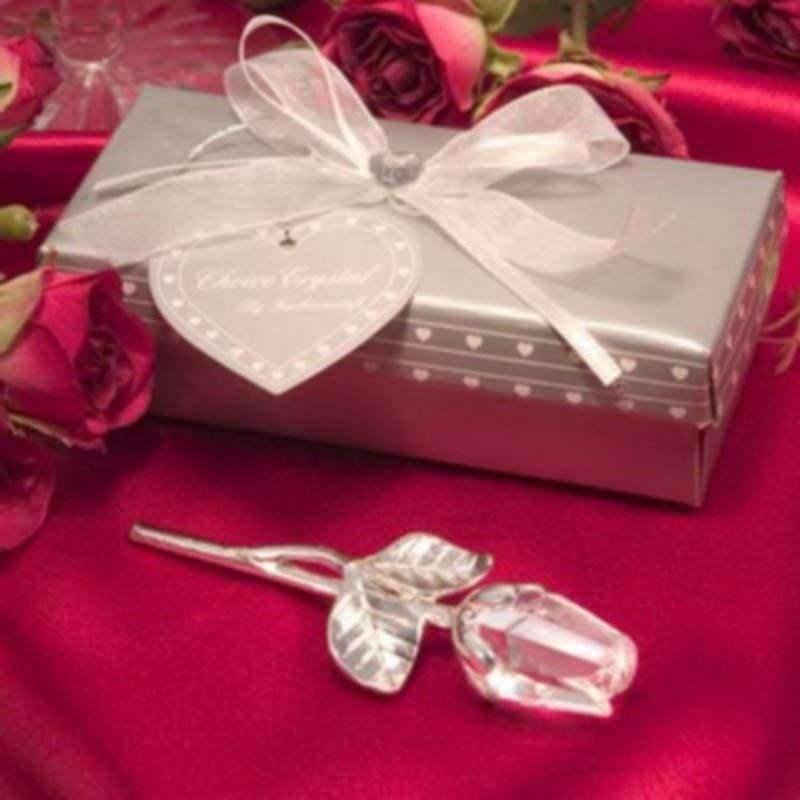 Avelena | 10 Pcs/Lot Choice Crystal Long Style Rose Wedding Gifts Bridal Party Giveaway Gift For Guests