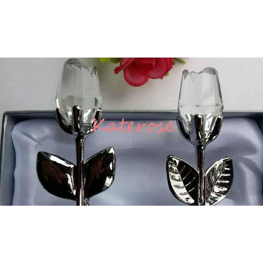 Avelena | 10 Pcs/Lot Choice Crystal Long Style Rose Wedding Gifts Bridal Party Giveaway Gift For Guests