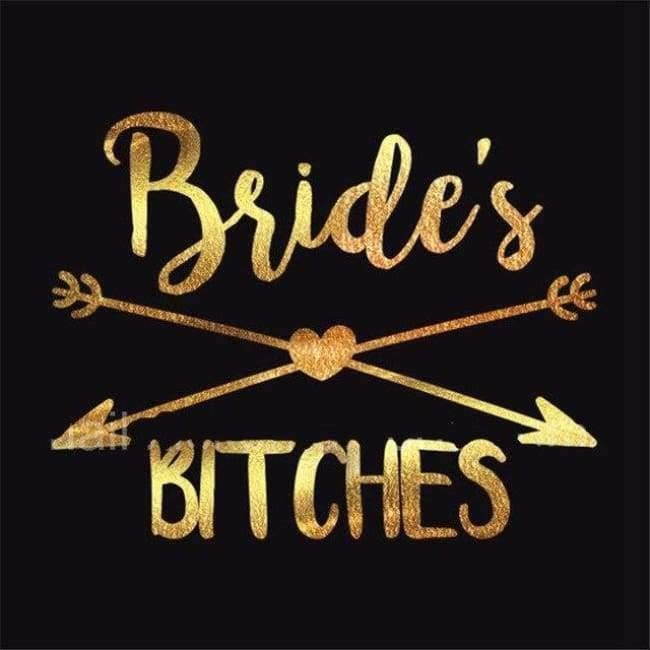 Avelena | 25Pc Team Bride Temporäre Tätowierung Junggesellenabschied Junggesellinnenabschied Zubehör Brautjungfer Bridal Shower Hochzeitsdekoration Partybedarf,Q