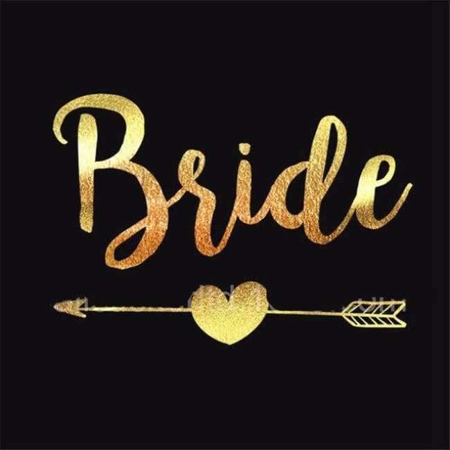 Avelena | 25Pc Team Bride Temporäre Tätowierung Junggesellenabschied Junggesellinnenabschied Zubehör Brautjungfer Bridal Shower Hochzeitsdekoration Partybedarf,Q