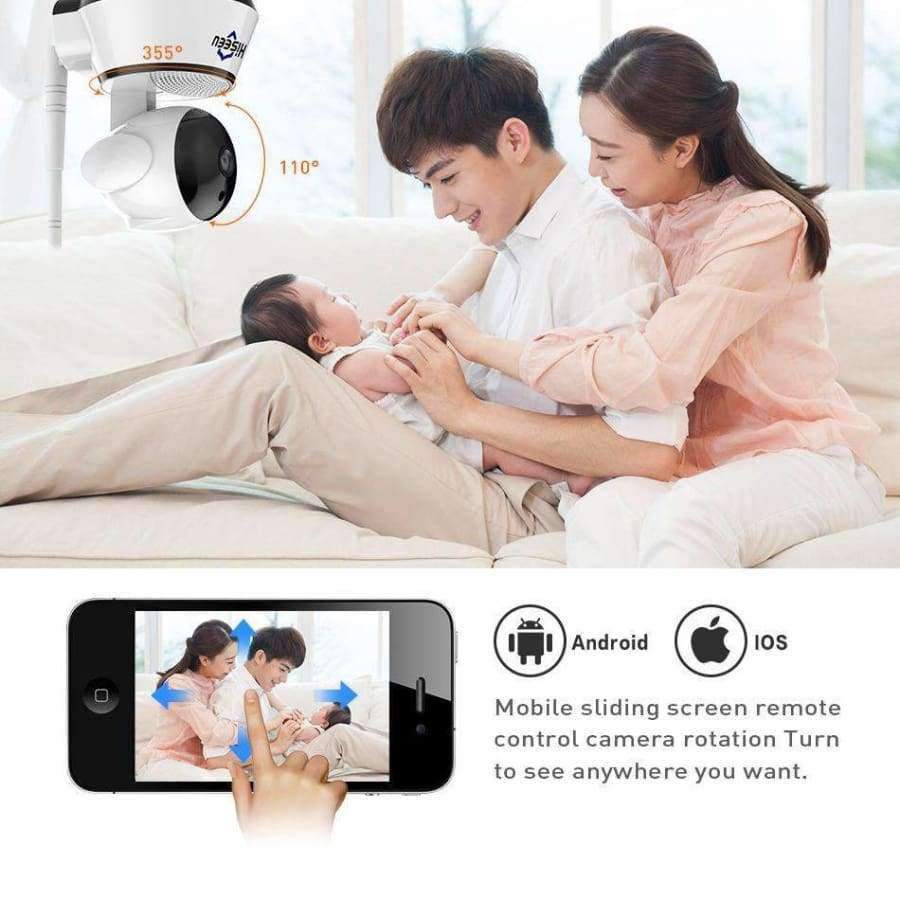 Avelena | Hiseeu 1080P Ip-Kamera 2Mp Wi-Fi Drahtlose Sicherheits-Cctv-Kamera Wifi-Videoüberwachungskamera Ip-Babymonitor Zwei-Wege-Audio P2P