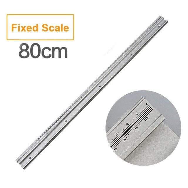 Avelena | 45 Typ T Schiene mit Maß Aluminiumlegierung T-Slots Gehrungsschiene 300-800Mm Diy Tischsägen Werkbank Holzverarbeitungswerkzeuge
