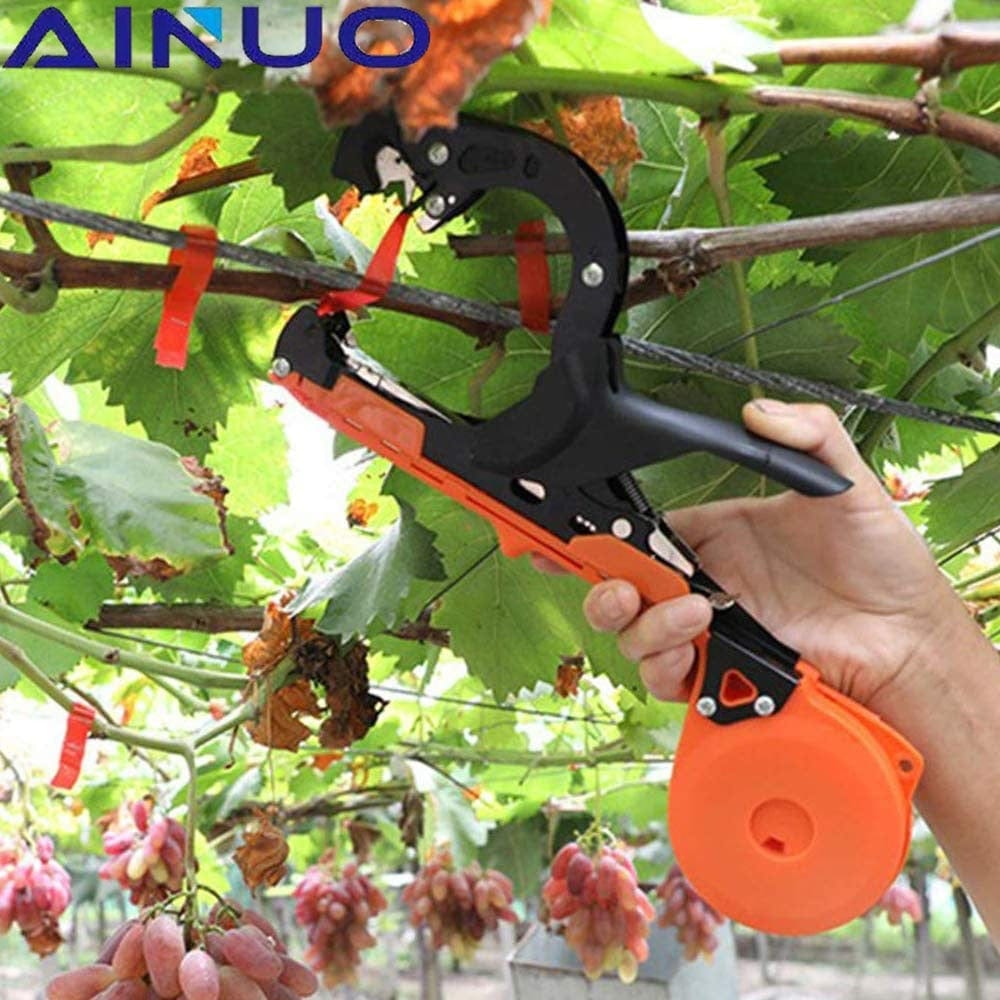 Avelena | Gartengeräte Garter Pflanzen Pflanzenzweig Handbindung Bindemaschine Gehacktes Gemüse Band Werkzeug Tapener Bänder Heim Gartenwerkzeug