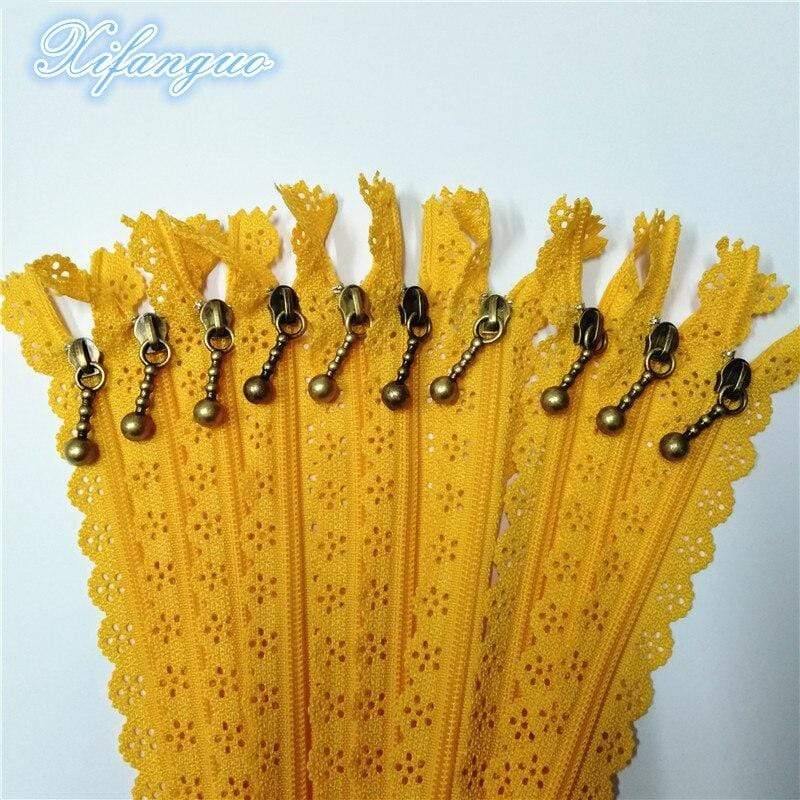 Avelena | 5/10Stm 25Cm 10 Zoll Diy 3# Nylon Spiral Blumenreißverschluss für Diy Nähen Schneiderhandwerk Bett Tasche 20 Farben #