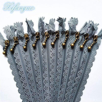 Avelena | 5/10Stm 25Cm 10 Zoll Diy 3# Nylon Spiral Blumenreißverschluss für Diy Nähen Schneiderhandwerk Bett Tasche 20 Farben #
