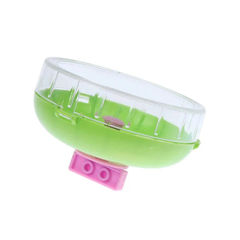 Avelena | 1 Stück 11 Cm Hamster Rad Kleine Tier Lauf Disc Spielzeuge Niedliches Plastisches Jogging Übungsrad Haustier Käfig Zubehör