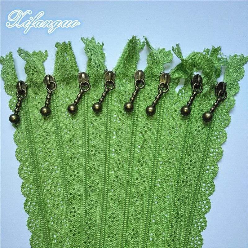 Avelena | 5/10Stm 25Cm 10 Zoll Diy 3# Nylon Spiral Blumenreißverschluss für Diy Nähen Schneiderhandwerk Bett Tasche 20 Farben #