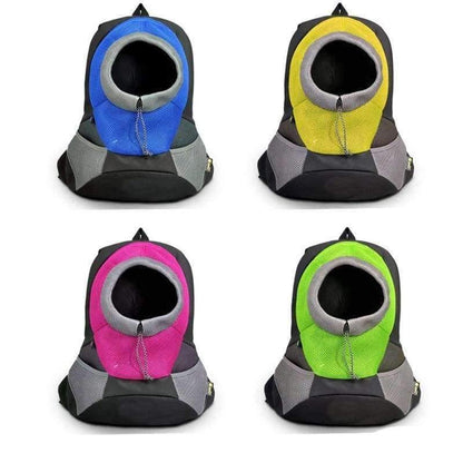 Avelena | Haustier Hundeträger Haustier Rucksacktasche Tragetasche Haustier Hund Vorderbeutel Mesh Rucksack Kopf Heraus Doppel Schulter