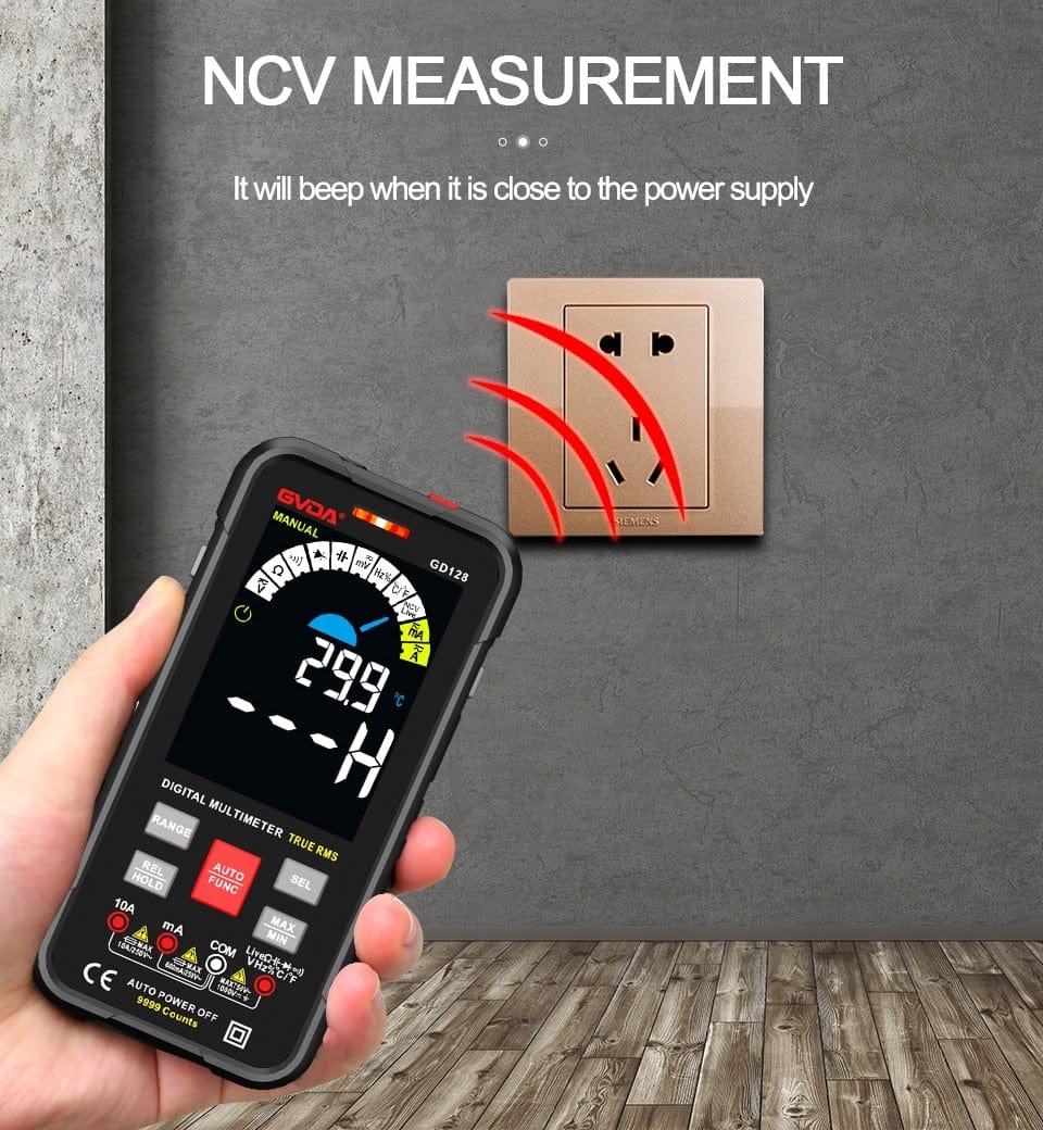 Avelena | Gvda Neue Smart Multimeter Auto Range 1000V 10A Digitaler Kondensatortester True Rms Rel Ohm Hz Ac Dc Spannungsmesser Multimeter