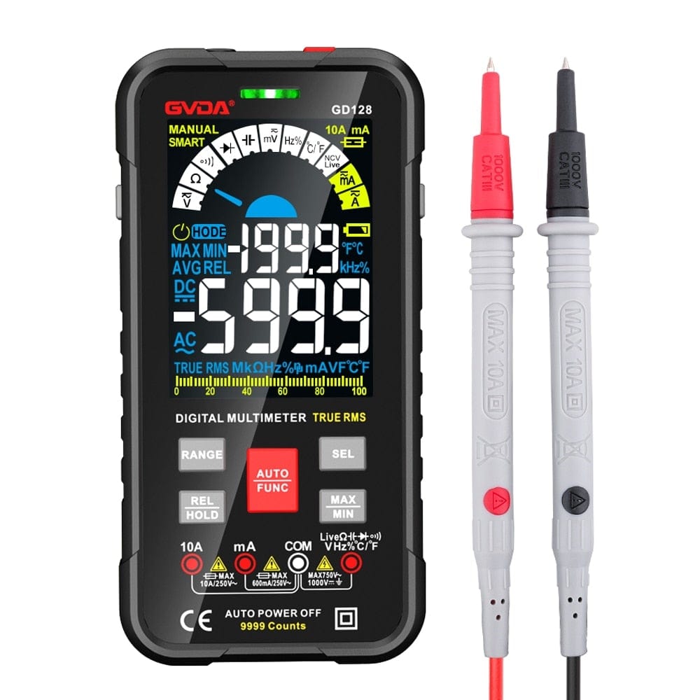 Avelena | Gvda Neue Smart Multimeter Auto Range 1000V 10A Digitaler Kondensatortester True Rms Rel Ohm Hz Ac Dc Spannungsmesser Multimeter