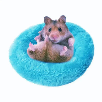 Avelena | Hamster Kokosnussschale Hängematte Nest Schlafplatz Versteck Mit Ständer Käfig Zubehör Für Kleine Tiere Golden Bear Zuckerglider