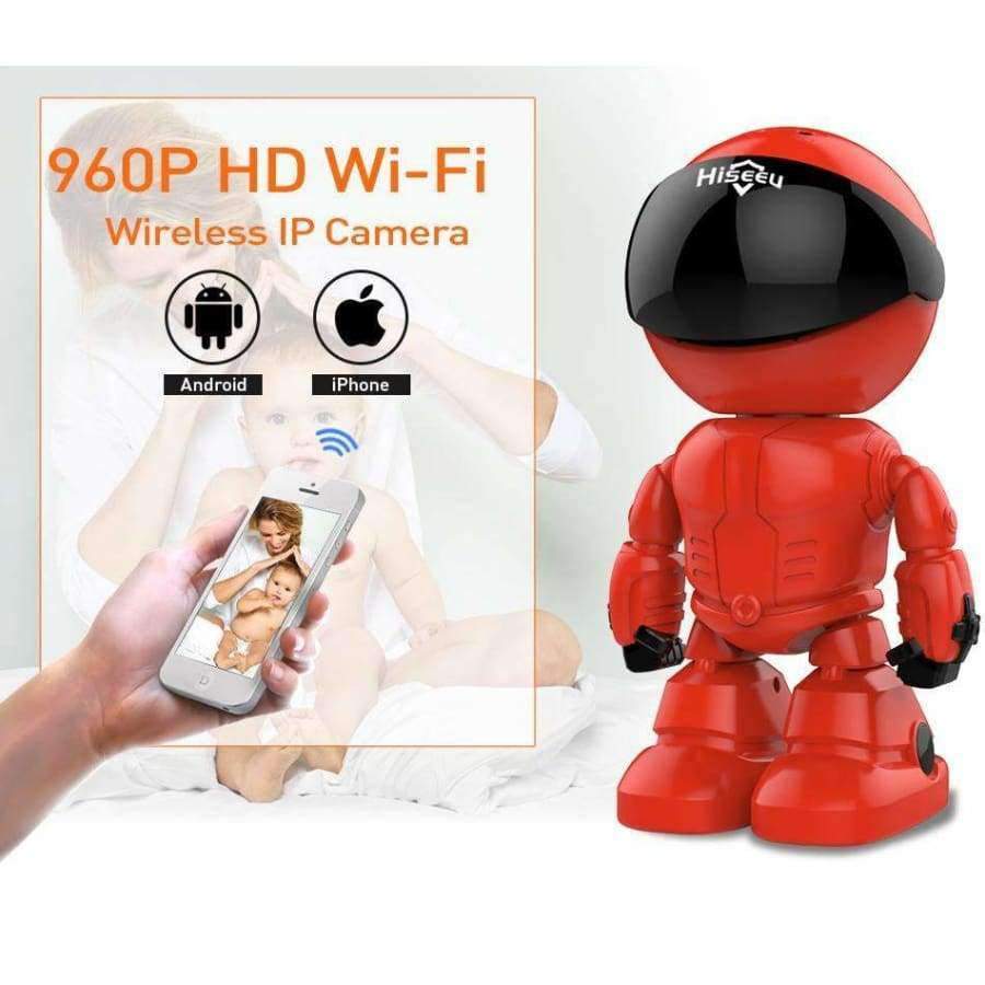 Avelena | Hiseeu Wireless Robot Ip Kamera 960P Wifi Cctv Hd Baby Monitor Fernbedienung Sicherheitskamera Netzwerk Wlan Zwei-Wege-Audio