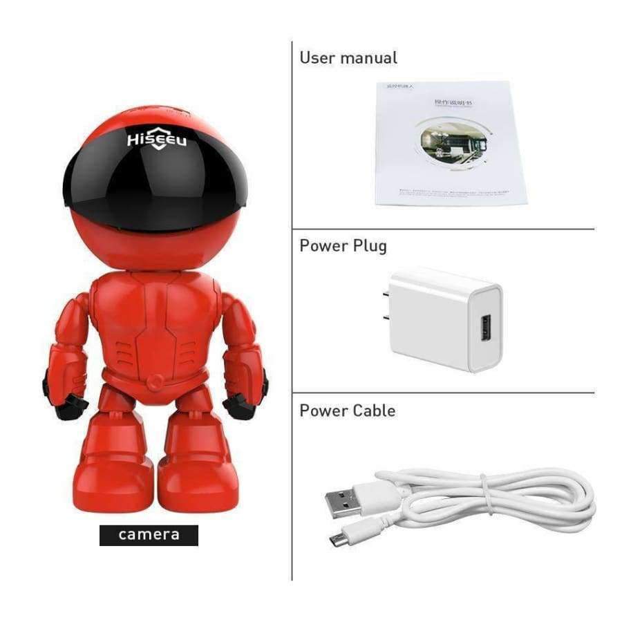 Avelena | Hiseeu Wireless Robot Ip Kamera 960P Wifi Cctv Hd Baby Monitor Fernbedienung Sicherheitskamera Netzwerk Wlan Zwei-Wege-Audio