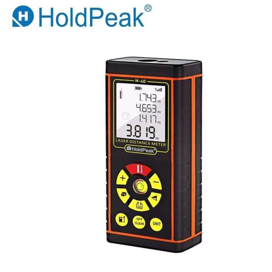 Avelena | Holdpeak Entfernungsmesser Roulette Hp-40 40M Laser-Distanzmesser Digitaler Elektronischer Messschneider Reichweite Volumenprüfer