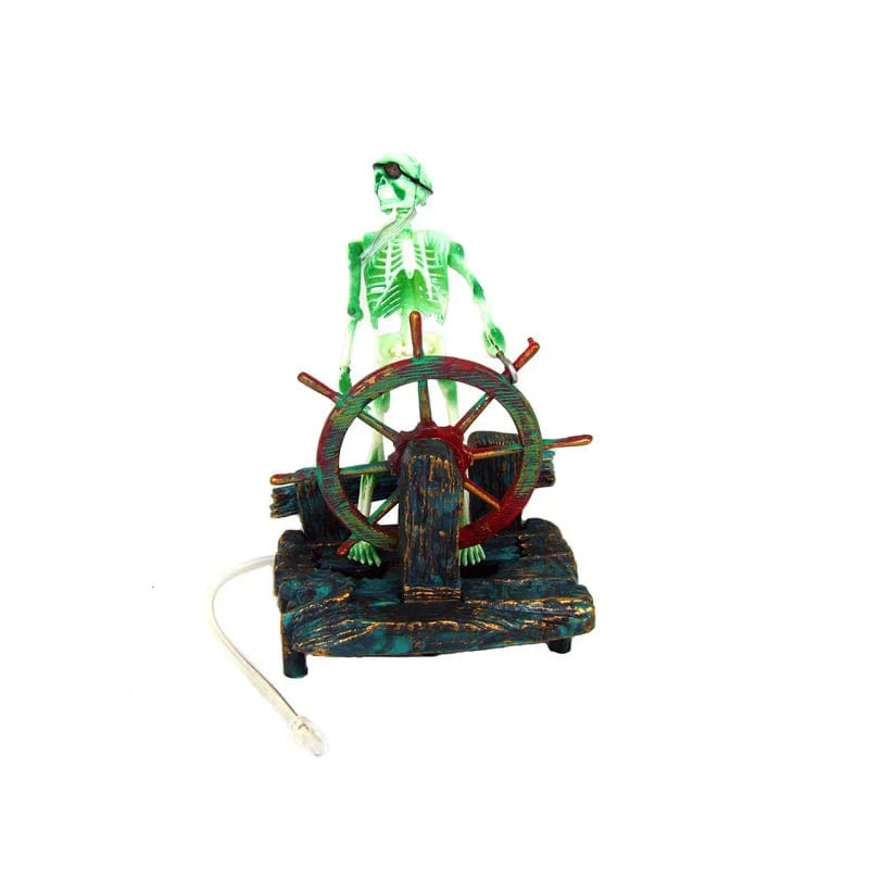 Avelena | Heiße Aquarien Dekoration Skeleton Auf Toilette Fisch Tank Ornament Dekor Für Aquarium Tank Wj07