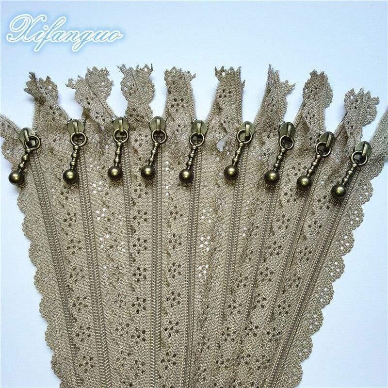 Avelena | 5/10Stm 25Cm 10 Zoll Diy 3# Nylon Spiral Blumenreißverschluss für Diy Nähen Schneiderhandwerk Bett Tasche 20 Farben #