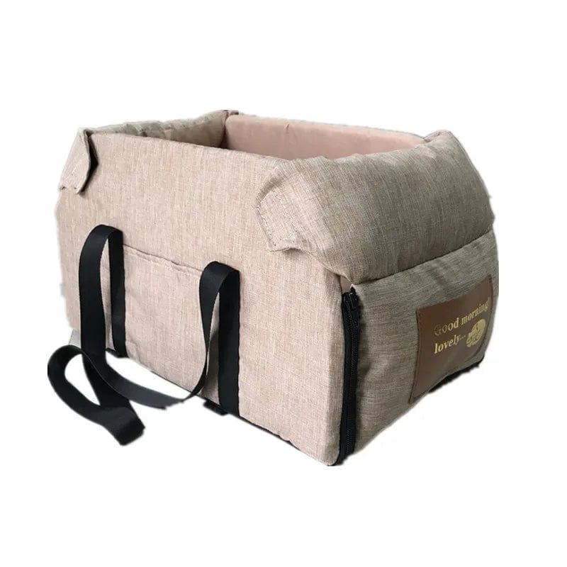 Avelena | Hund Autositzbett Auto Zentral Tragbarer Autositz Zentral Sicherheit Reisen Katze Hundebett Transport Für Tasche Chihuahua Zubehör