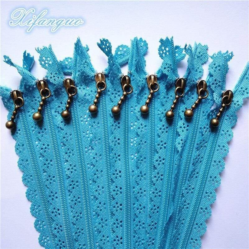 Avelena | 5/10Stm 25Cm 10 Zoll Diy 3# Nylon Spiral Blumenreißverschluss für Diy Nähen Schneiderhandwerk Bett Tasche 20 Farben #