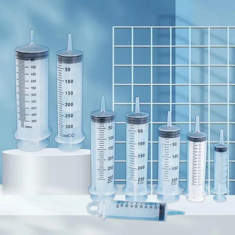 Avelena | Große Spritze 100Ml-550Ml Mit 100Cm Schlauch Messbare Wiederverwendbare Injektor Für Haustierfütterung Öl Wasser Ablass Flüssigkeit Nährstoff Große Spritze
