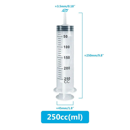 Avelena | Große Spritze 100Ml-550Ml Mit 100Cm Schlauch Messbare Wiederverwendbare Injektor Für Haustierfütterung Öl Wasser Ablass Flüssigkeit Nährstoff Große Spritze