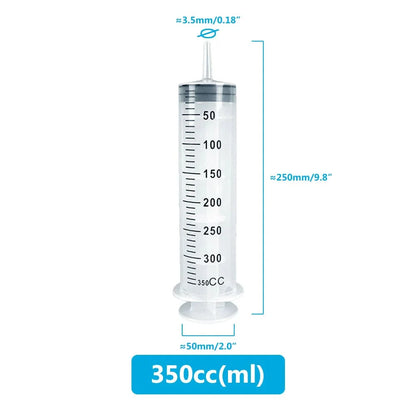 Avelena | Große Spritze 100Ml-550Ml Mit 100Cm Schlauch Messbare Wiederverwendbare Injektor Für Haustierfütterung Öl Wasser Ablass Flüssigkeit Nährstoff Große Spritze