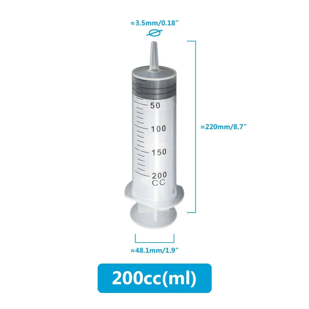 Avelena | Große Spritze 100Ml-550Ml Mit 100Cm Schlauch Messbare Wiederverwendbare Injektor Für Haustierfütterung Öl Wasser Ablass Flüssigkeit Nährstoff Große Spritze