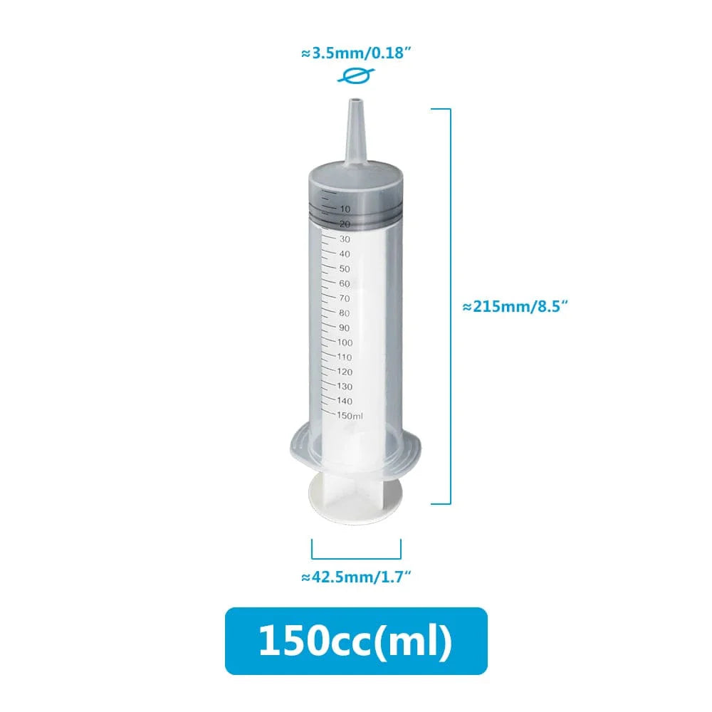 Avelena | Große Spritze 100Ml-550Ml Mit 100Cm Schlauch Messbare Wiederverwendbare Injektor Für Haustierfütterung Öl Wasser Ablass Flüssigkeit Nährstoff Große Spritze