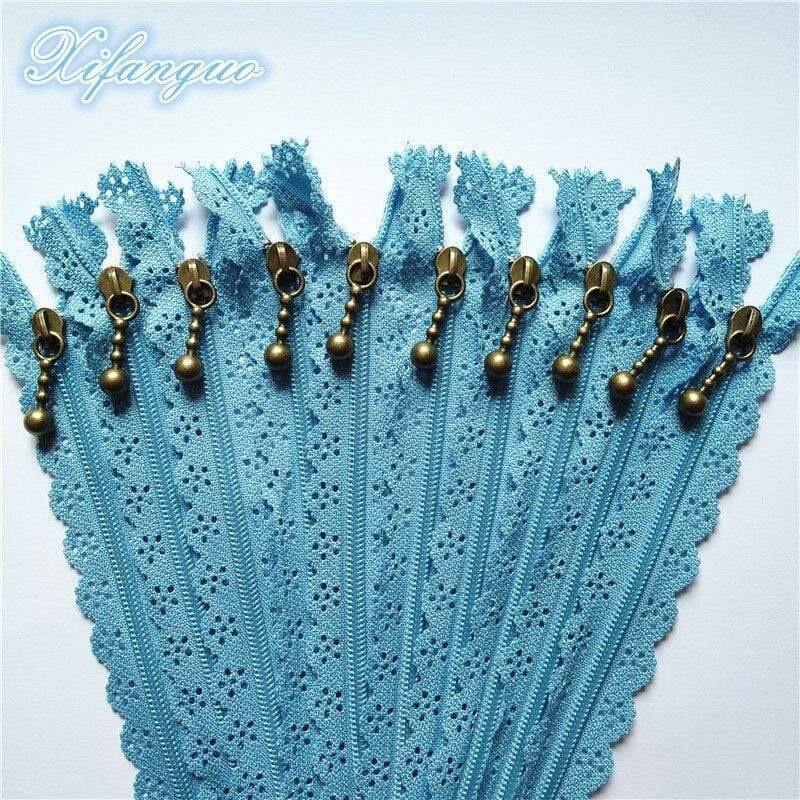 Avelena | 5/10Stm 25Cm 10 Zoll Diy 3# Nylon Spiral Blumenreißverschluss für Diy Nähen Schneiderhandwerk Bett Tasche 20 Farben #